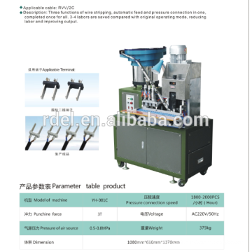 fiche insère la machine